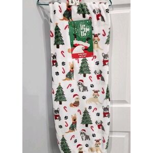 Corgi French Bulldog Golden Retriever Lab Dog Christmas Holiday Throw Blanket